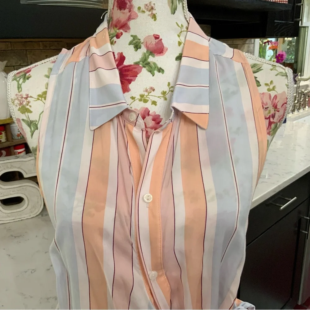 Free People Mackenzie Wrap Button Up Side Tie Top New W/tag XS or Med